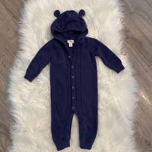 Cat & Jack baby boy cozy knit Romper